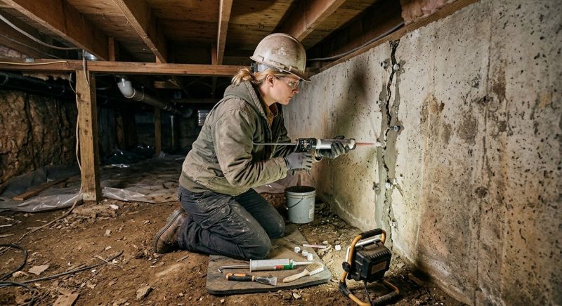 Basement Foundation Repair in Stirling, NJ