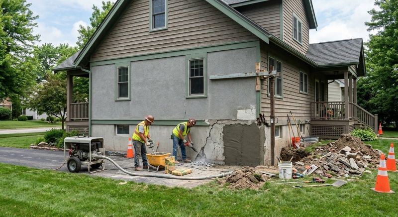 Building Foundation Repair in Perkasie, PA