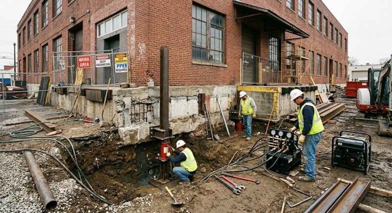Building Foundation Repair in Richboro, PA