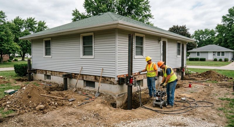 Concrete Foundation Leveling in Ottsville, PA