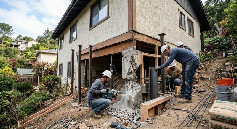 Concrete Foundation Repair in Hackettstown, NJ