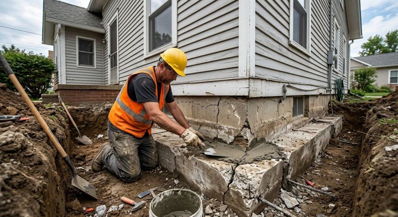 Concrete Foundation Repair in Wycombe, PA