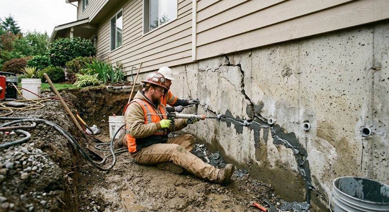 Cracked Foundation Repair in Chester, NJ