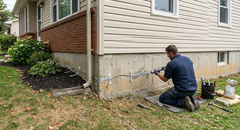 Cracked Foundation Repair in Phillipsburg, NJ