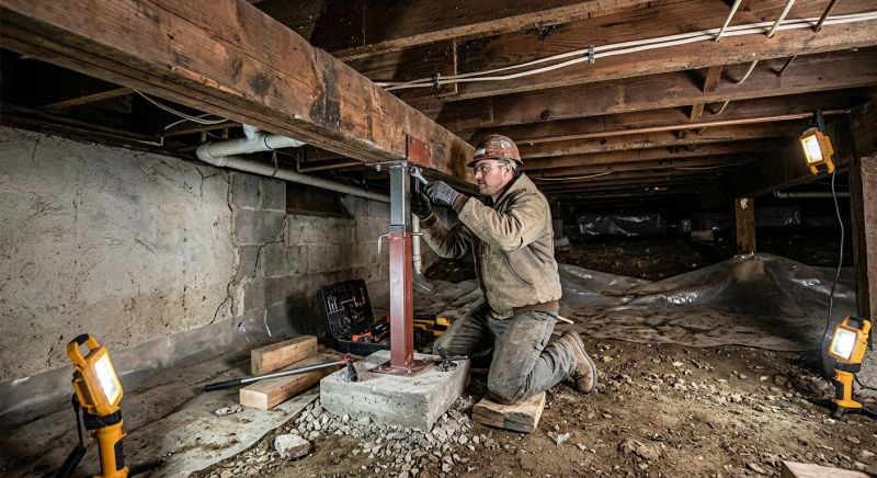 Crawlspace Foundation Repair in Warminster, PA