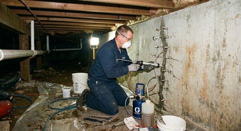 Crawlspace Foundation Repair in Warrington, PA