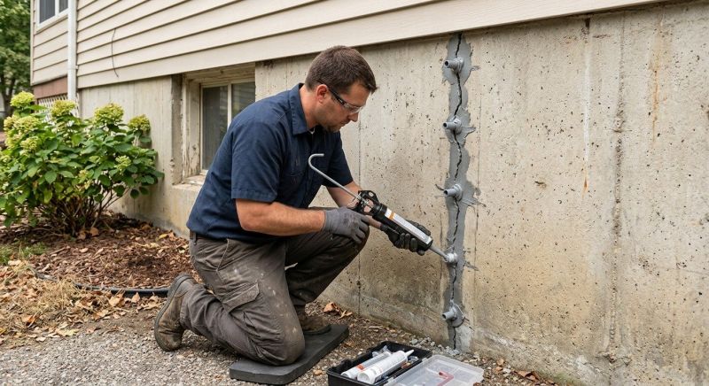 Foundation Crack Sealing in Flemington, NJ