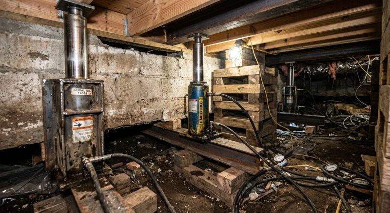 Foundation Jacking in Levittown, PA
