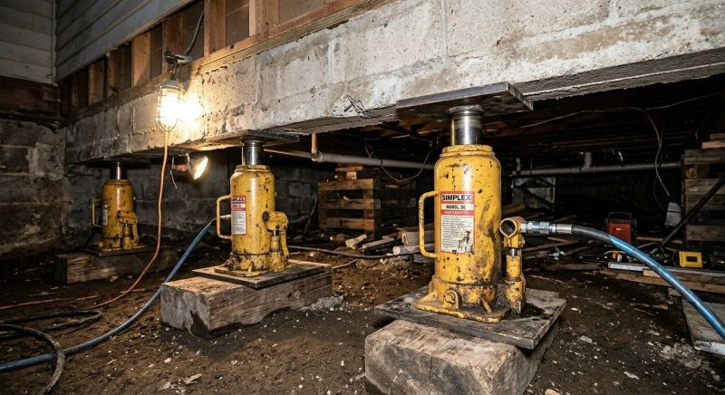 Foundation Jacking in Mercer County, NJ