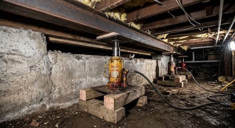 Foundation Jacking in Pittstown, NJ