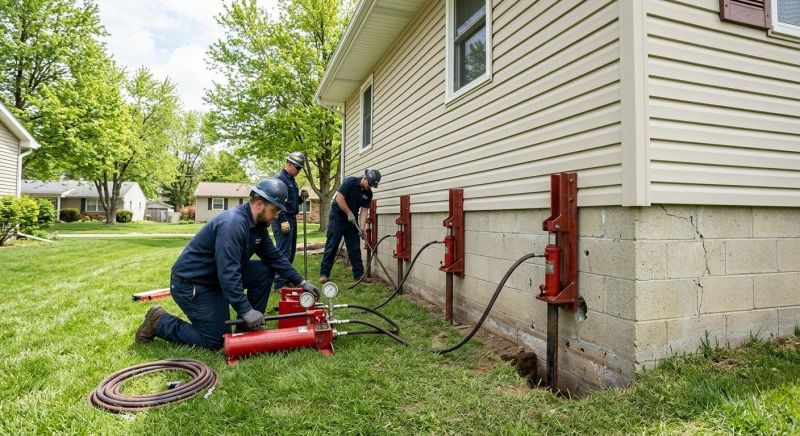 Foundation Jacking in Warminster, PA