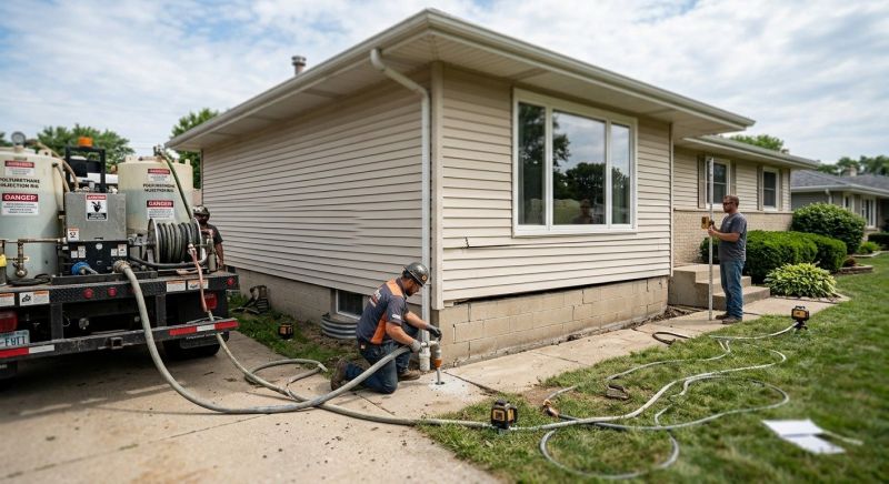 Foundation Lifting in Lawrence Township, NJ