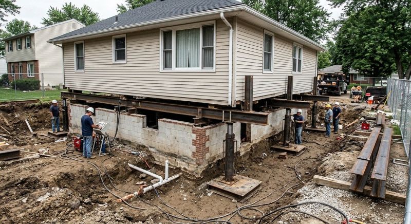 Foundation Lifting in Monroe Township, NJ