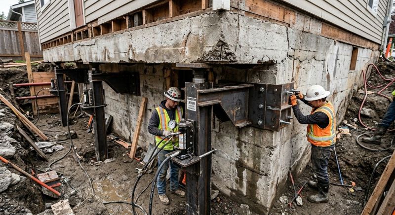Foundation Lifting in Richboro, PA