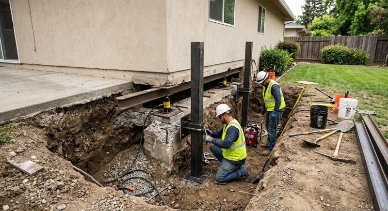 Foundation Pier Repair in Flemington, NJ