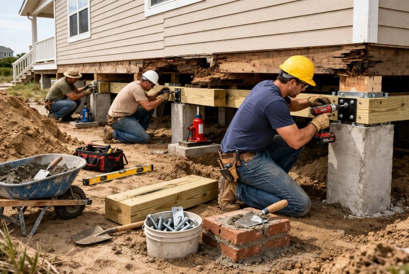Foundation Raising in Monroe Township, NJ
