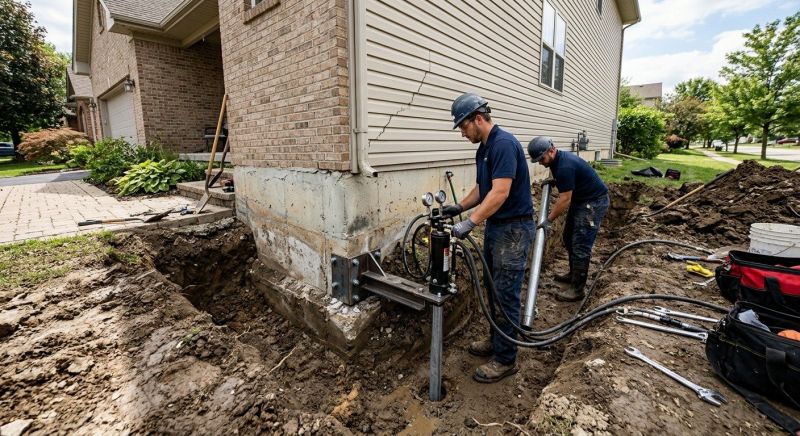 Foundation Settlement Repair in Flemington, NJ