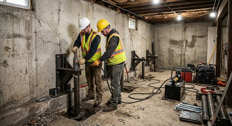 Foundation Stabilizing in Califon, NJ