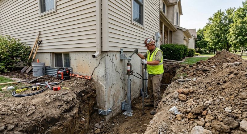 Foundation Stabilizing in Hampton, NJ