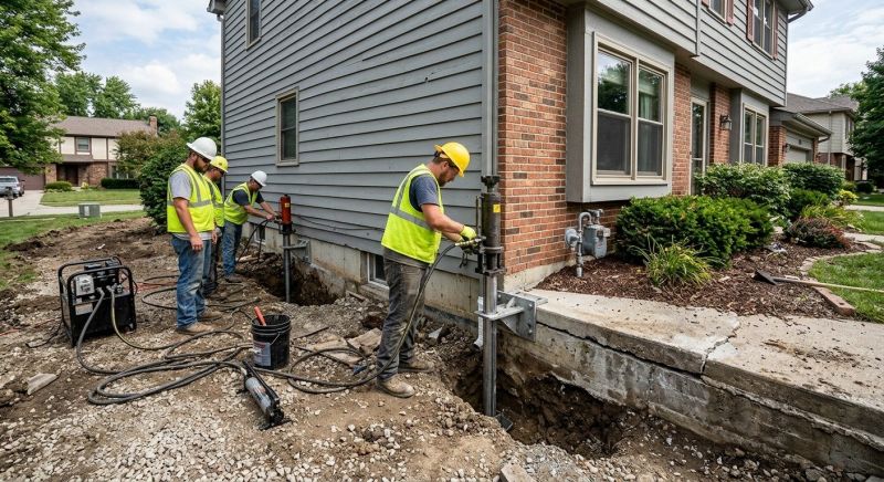 Foundation Stabilizing in Hunterdon County, NJ