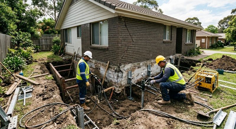 Foundation Stabilizing in Lebanon, NJ