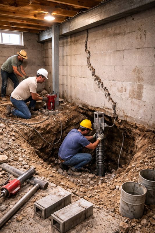 Foundation Structural Repair in Lambertville, NJ