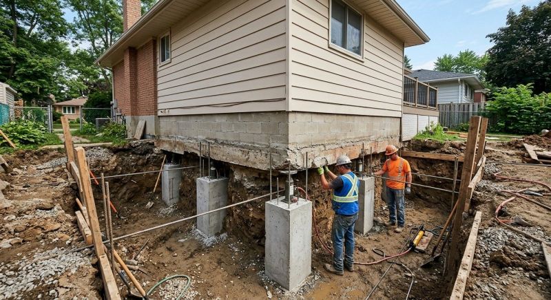 Foundation Underpinning in Flemington, NJ