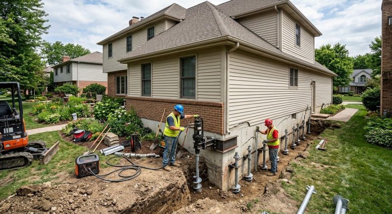 Helical Piers Installation in Flemington, NJ