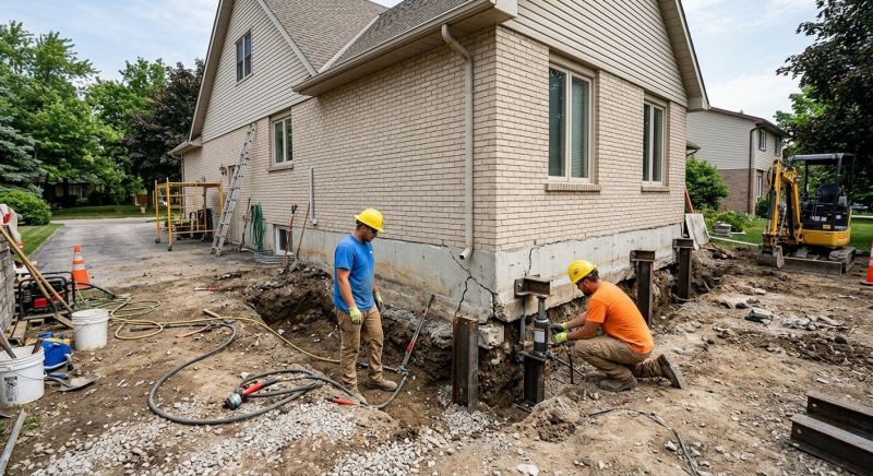 Helical Piers Installation in Flemington, NJ