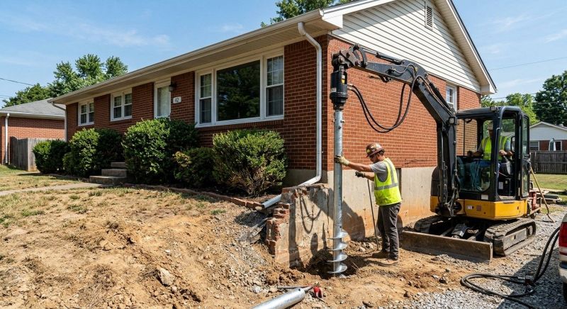 Helical Pile Installation in Flemington, NJ