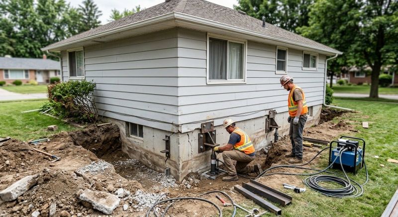 House Foundation Repair in Richboro, PA