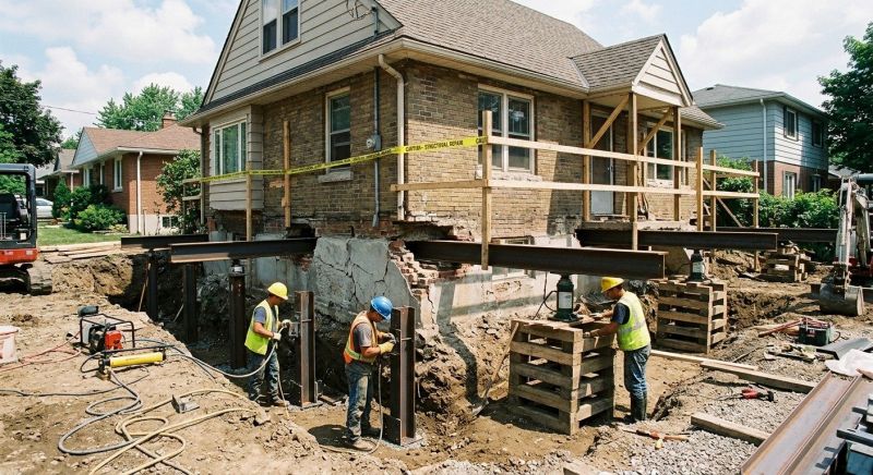 House Foundation Repair in Richboro, PA