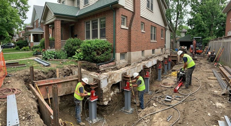 House Underpinning in Flemington, NJ