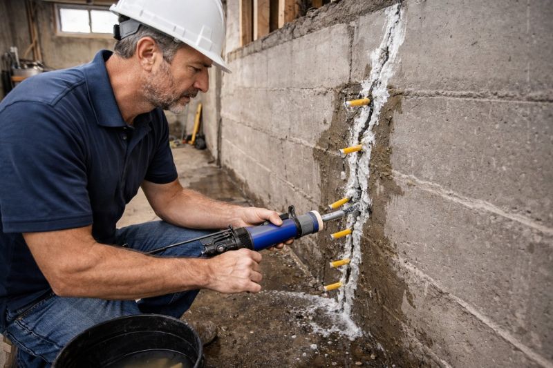 Leaking Foundation Repair in Flemington, NJ