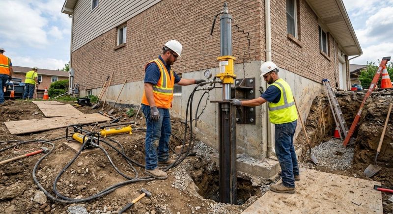 Settling Foundation Service in New Brunswick, NJ