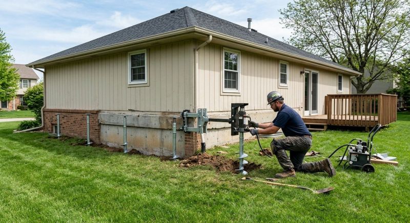 Settling Foundation Service in New Hope, PA