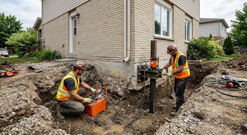Sinking Foundation Lifting in Flemington, NJ