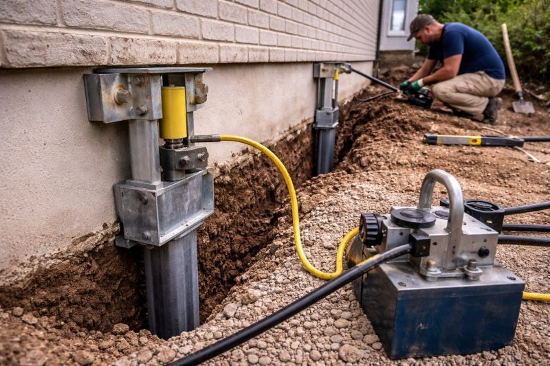 Sinking Foundation Repair in Flemington, NJ