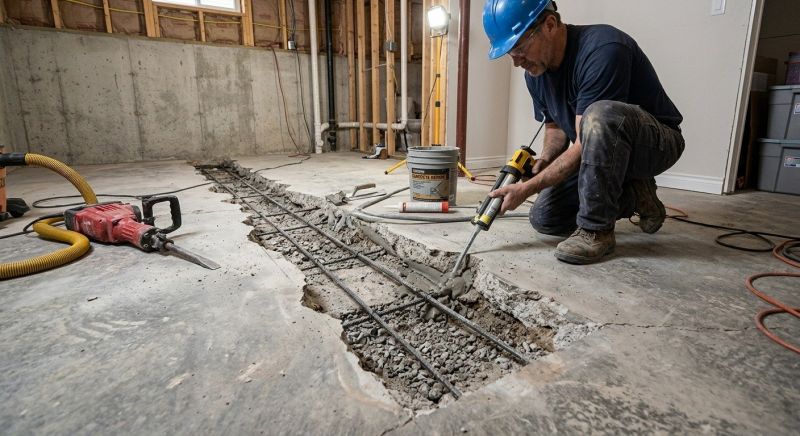Slab Foundation Repair in Flemington, NJ