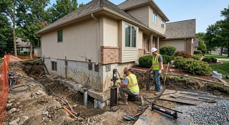 Structural Foundation Repair in Newtown, PA