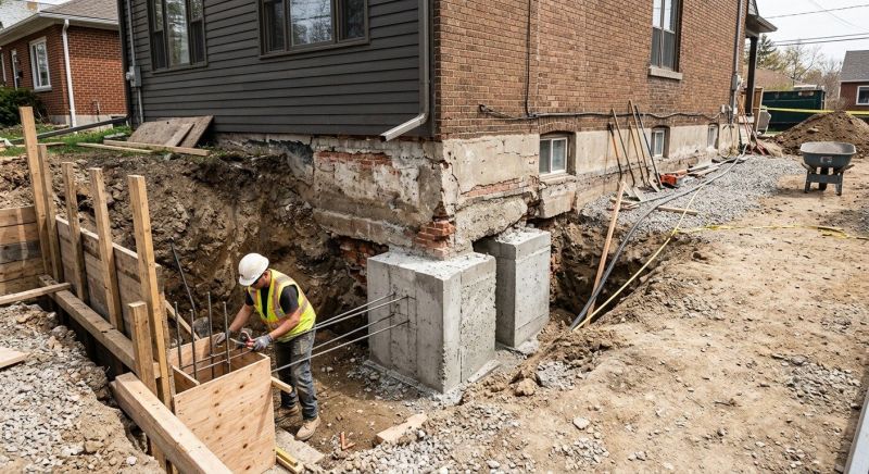 Structural Underpinning in Flemington, NJ